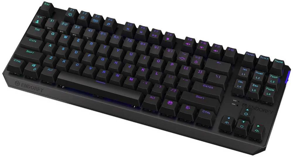 Klaviatūra Endorfy ENDORFY Thock TKL Wireless CZ Raudona