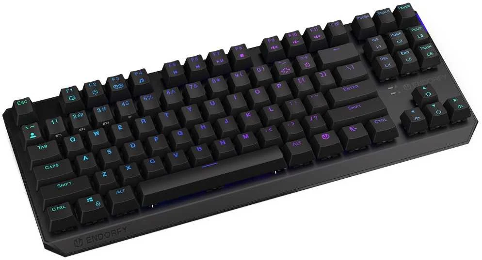 Klaviatūra Endorfy ENDORFY Thock TKL Wireless CZ Raudona