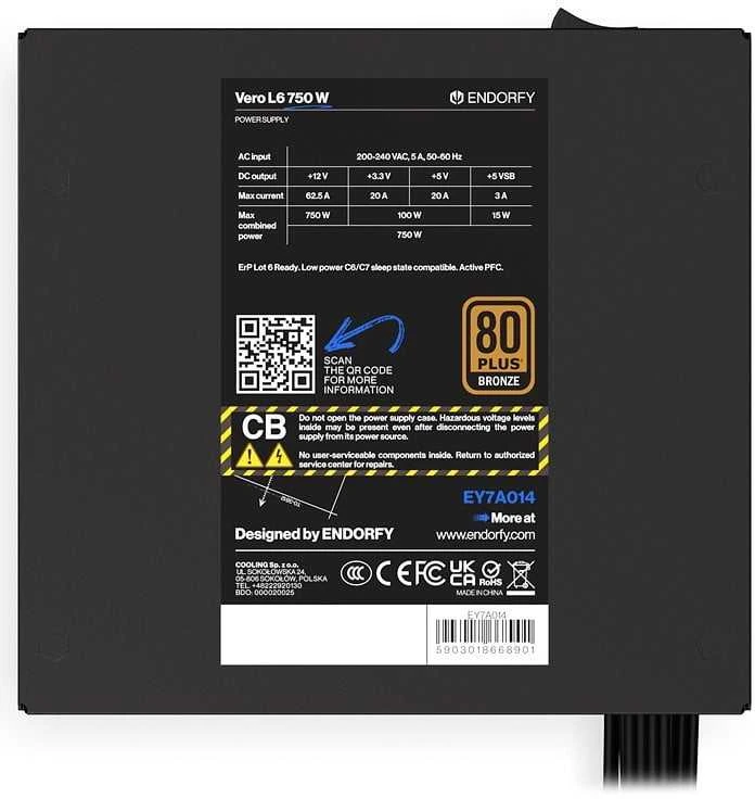 ENDORFY Vero L6 Bronze 750 W