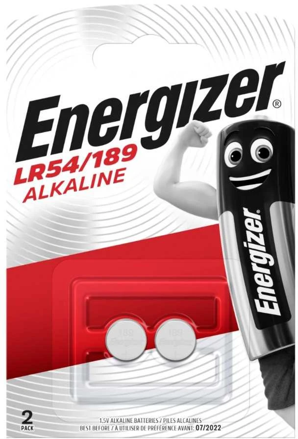 Baterija - Energizer LR54 1.5V Alkalinė Diskinė Baterija 2 Vnt.