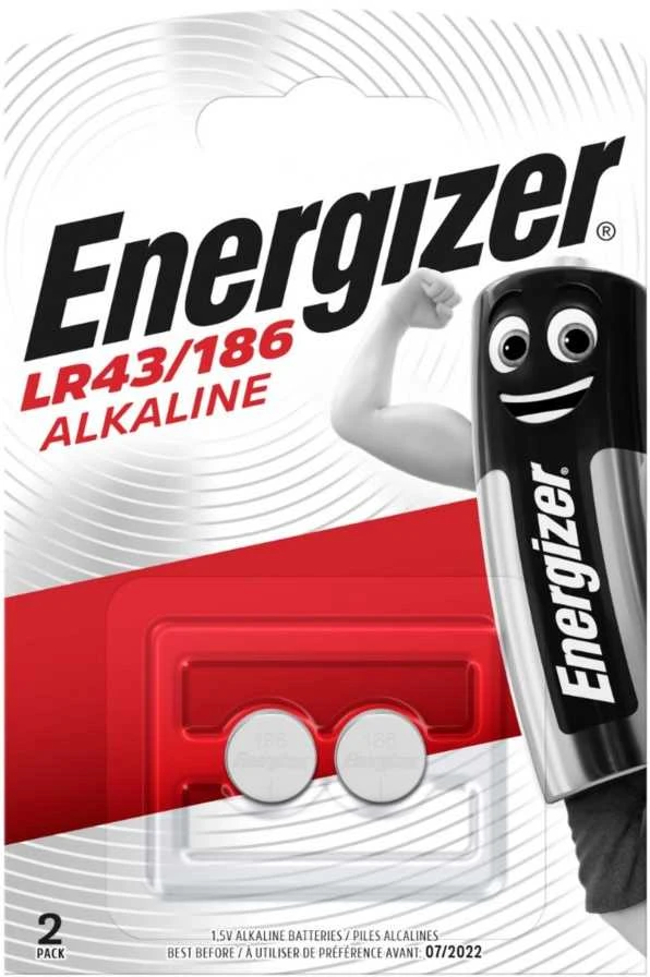 Energizer LR43/186 baterijos pakuotė