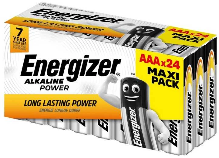 Energizer AAA baterijų rinkinys 24 vnt