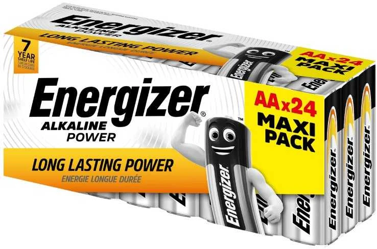 Energizer AA baterijos 24 vnt pakuotė
