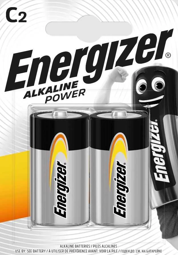 ENERGIZER baterijos LR14 C, blister*2