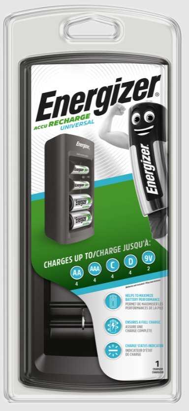 Energizer universalus elementų įkroviklis 