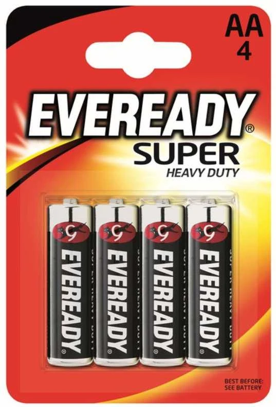 Eveready Super AA baterijų pakuotė 4 vnt