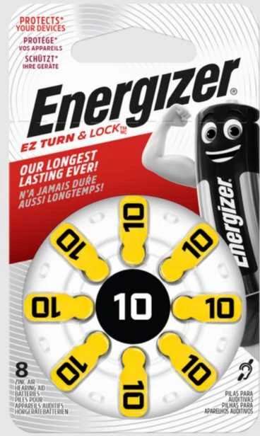 Energizer 10 PR70 baterijų pakuotė