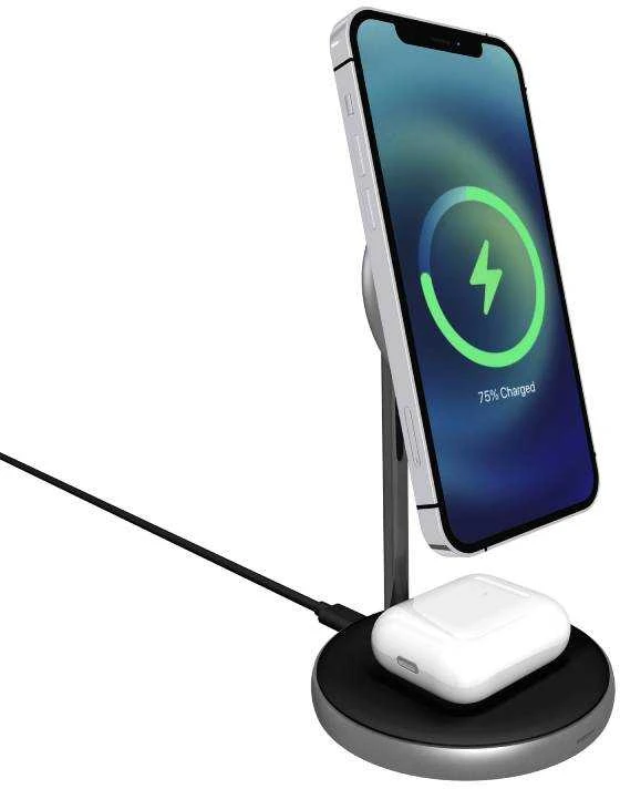 Epico 2in1 Wireless MagSafe įkroviklis su adapteriu