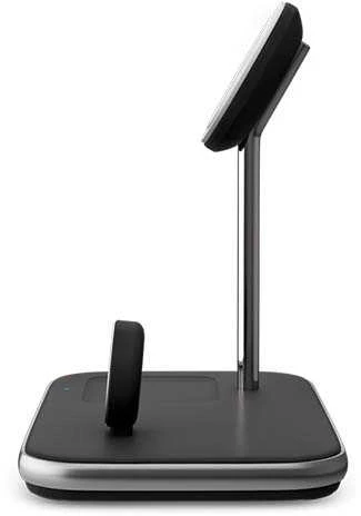 Epico 3in1 Wireless Charger Made for MagSafe su adapteriu - Juodas