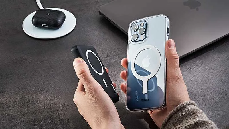 „Epico Hero“ dėklas, skirtas „iPhone 12 / 12 Pro“, su „MagSafe“ tvirtinimo laikikliu – skaidrus