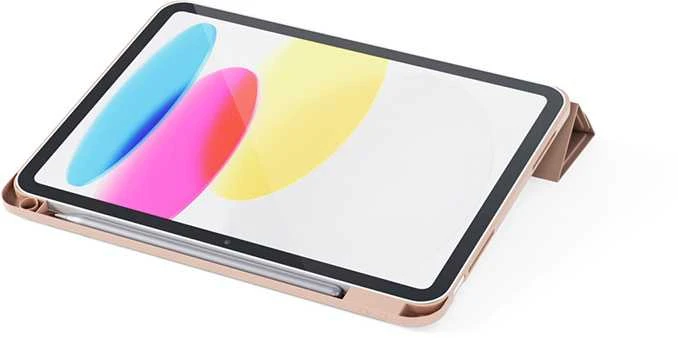 Epico Hero atverčiamas dėklas, skirtas Apple iPad 10.9 (2022), rožinis