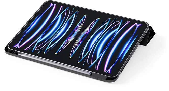 Epico Hero atverčiamas dėklas Apple iPad 10,9" (2022/204)/11" (2025) - Juodas