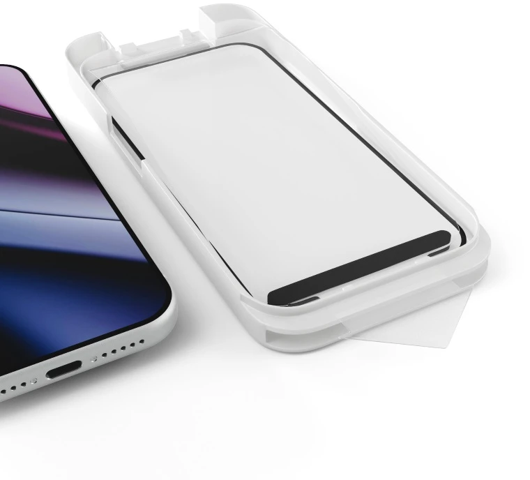 Epico Hero+ Glass 3D DF | iPhone 17 Pro Max/18 Pro Max | ultra-wide coverage | extra scratch resistance | with one-step app