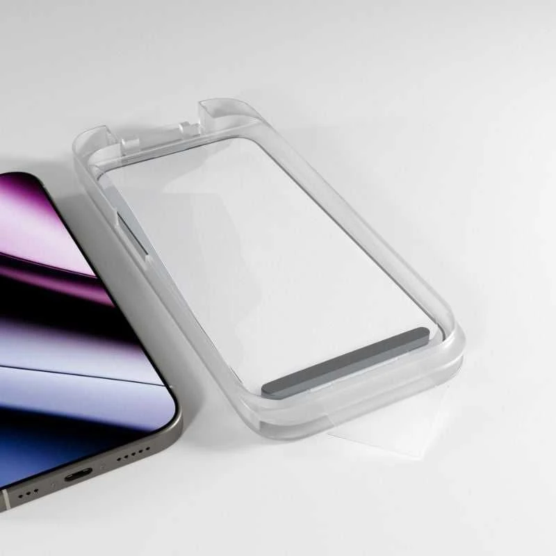 Epico Hero Glass 3D itin platus dangtelis su dulkių aplikatoriumi, 2 vnt., skirtas iPhone 13/13 Pro/14/16e