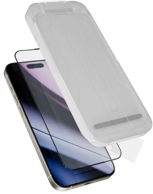 Epico Hero Glass 3D itin platus dangtelis su dulkių aplikatoriumi, 2 vnt., skirtas iPhone 13/13 Pro/14/16e