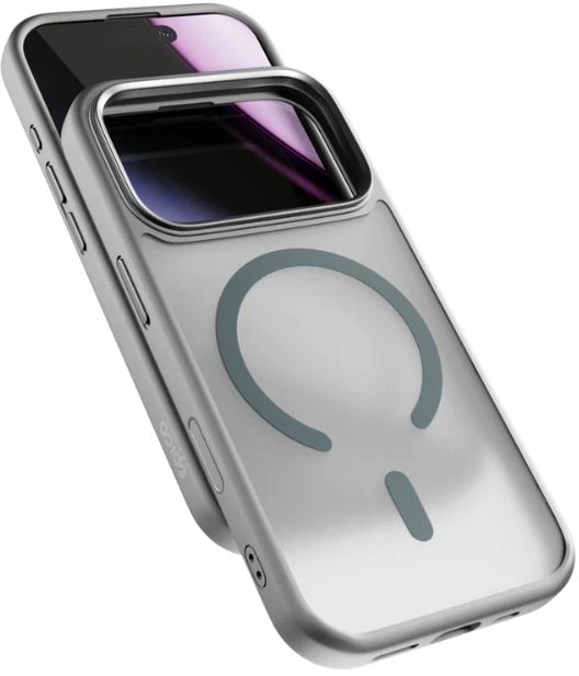 „Epico HeroMatte Pro Mag+Case“ dėklas, skirtas „iPhone 17 Pro Max“, suderinamas su „Qi2“ ir „MagSafe“ pjūklu.