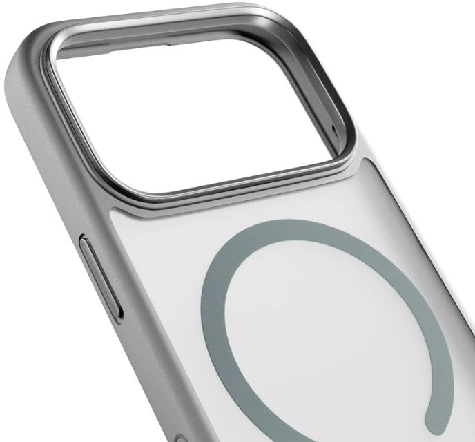 „Epico HeroMatte Pro Mag+Case“ dėklas, skirtas „iPhone 17 Pro Max“, suderinamas su „Qi2“ ir „MagSafe“ pjūklu.