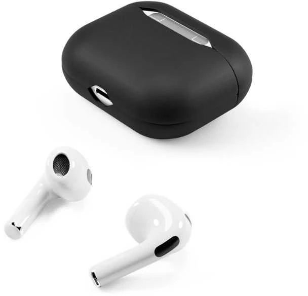 Epico Leather dėklas Airpods 4 - Juodas