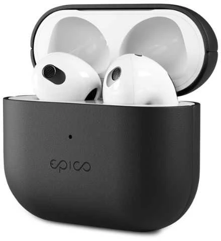 Epico odinis dėklas AirPods 4 su atvira įkrovimo baze
