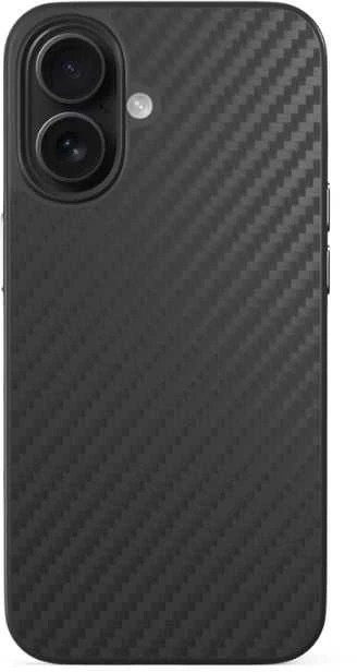 Dėklas Epico Mag+ Hybrid Carbon Case iPhone 16 Plus - Juodas