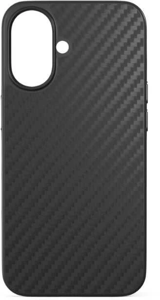 Dėklas Epico Mag+ Hybrid Carbon Case iPhone 16 Plus - Juodas