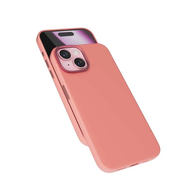 Dėklas Epico Mag+ Pro silikoninis apsauginis dangtelis su MagSafe, skirtas Apple iPhone 16 pink
