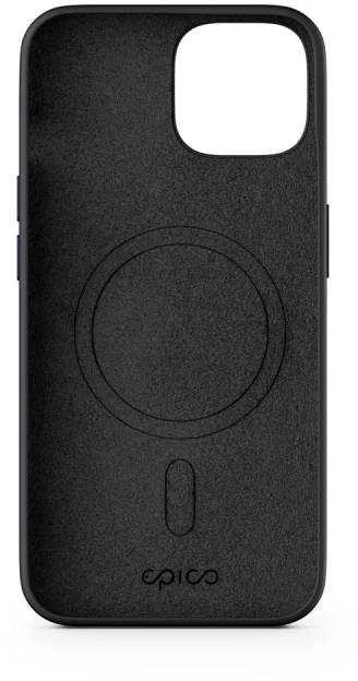 Epico Mag+ Silikoninis dėklas for iPhone 15 - MagSafe compatible - juodas