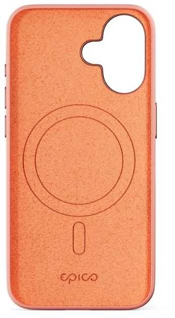 Dėklas Epico Mag+ Pro silikoninis apsauginis dangtelis su MagSafe, skirtas Apple iPhone 16 pink