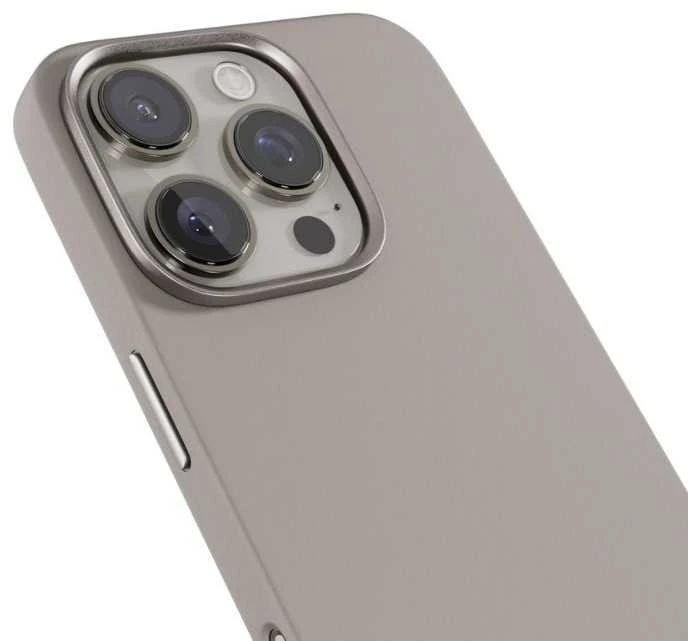 Dėklas Epico Mag+ Pro silikoninis apsauginis dangtelis su MagSafe, skirtas Apple iPhone 16 Pro Max smėlio spalvos