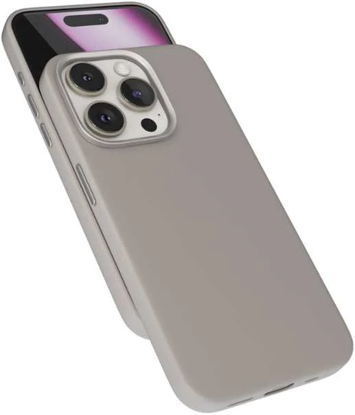 Dėklas Epico Mag+ Pro silikoninis apsauginis dangtelis su MagSafe, skirtas Apple iPhone 16 Pro Max smėlio spalvos