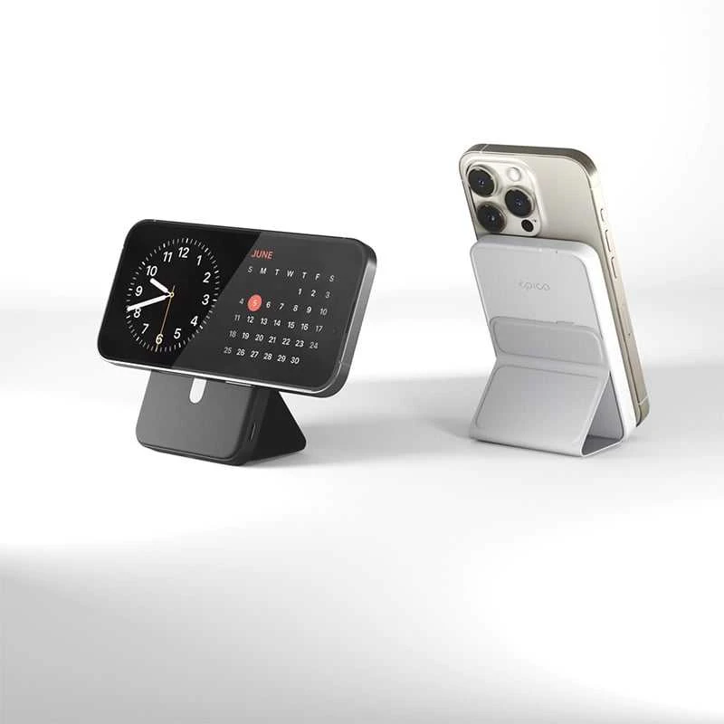 Epico Mag+ Stand Power Bank Baterija Talpa 7 000mAh - juodas