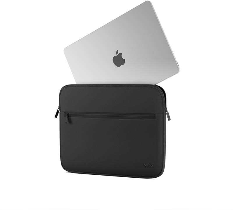 Epico Neoprene case for Apple MacBook Pro 14"/Air 13" - juodas
