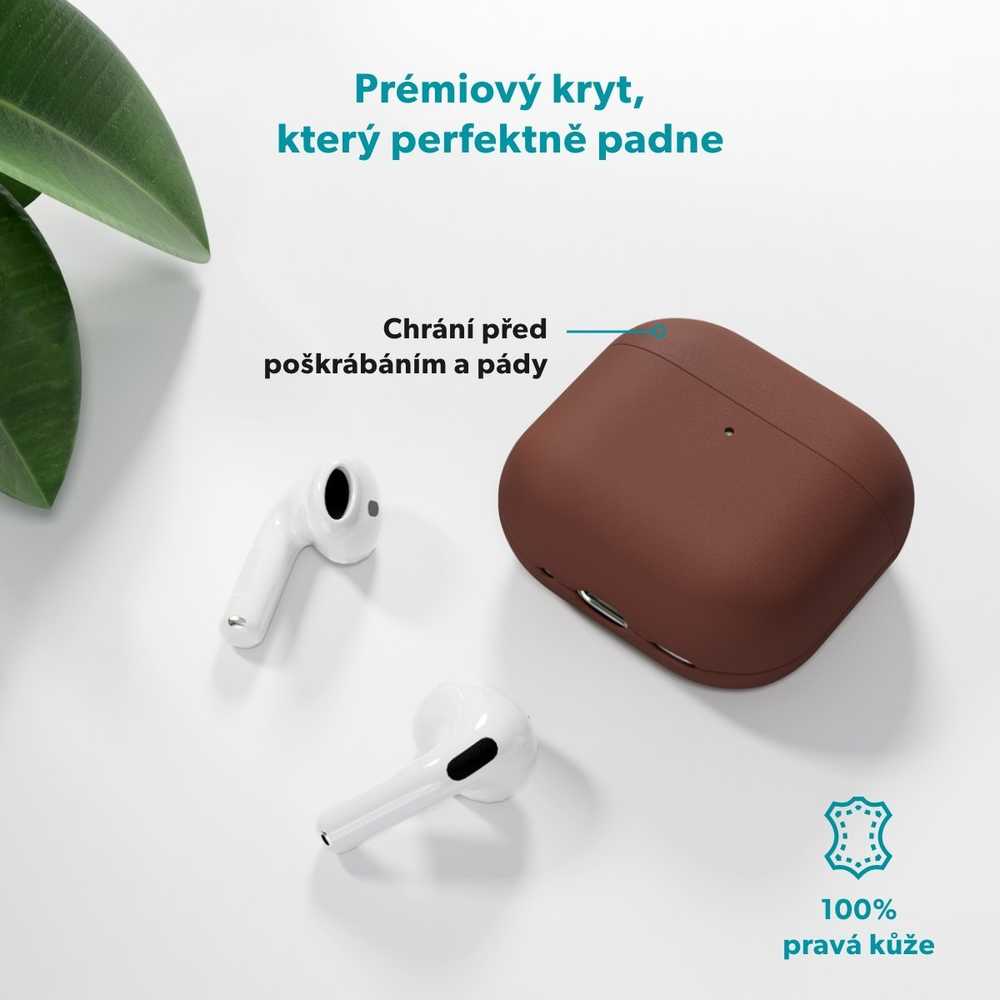 Epico odinis dėklas Airpods 4 – rudas