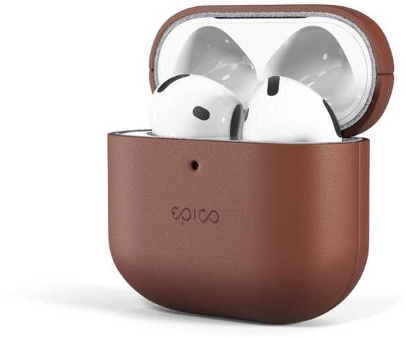 Epico odinis dėklas Airpods 4 – rudas