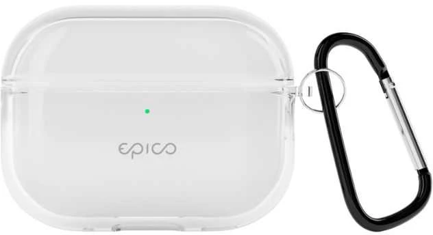 Epico AirPods Pro 3 dėklas su juodu karabinu