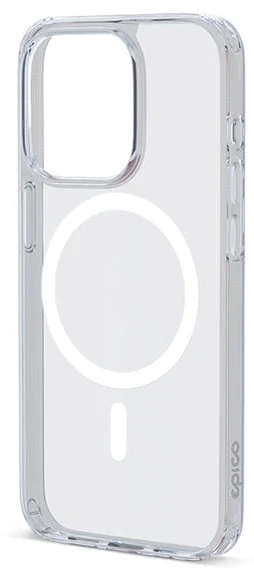 Dėklas EPICO Resolve Case Magnetic - MagSafe Compatible iPhone 15 Pro Max - transparent