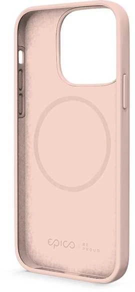 „Epico“ silikoninis dėklas, skirtas „iPhone 13 Pro“ su „MagSafe“ laikikliu – saldainių rožinis