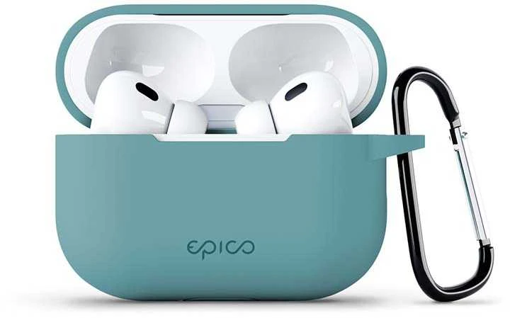 Epico silicone dėklas with carabiner | AirPods Pro 3 | violetinė | safety carabiner