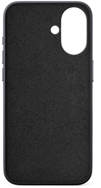 „Epico Silicone Pro Mag+“ dėklas, skirtas „iPhone 17“, suderinamas su „Qi2“ ir „MagSafe“, juodas