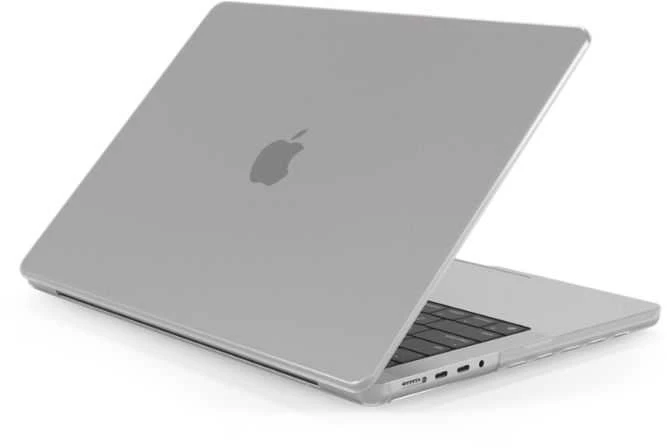 Epico Slim Shell, skirtas Macbook Pro M1/M2/M3/M4 14 colių (A2442/A2779/A2918/A2992/A3112/A3185/A3401) – matinis skaidrus