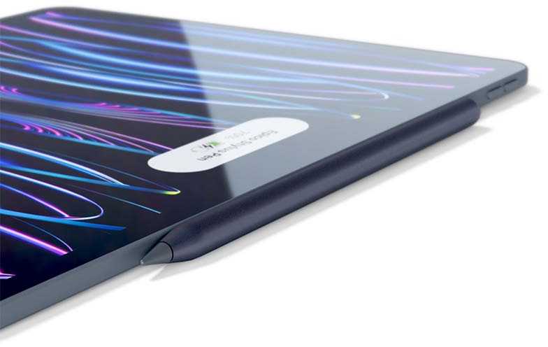 Epico Stylus Pen with Magnetic Wireless Charging - Kosminė pilka