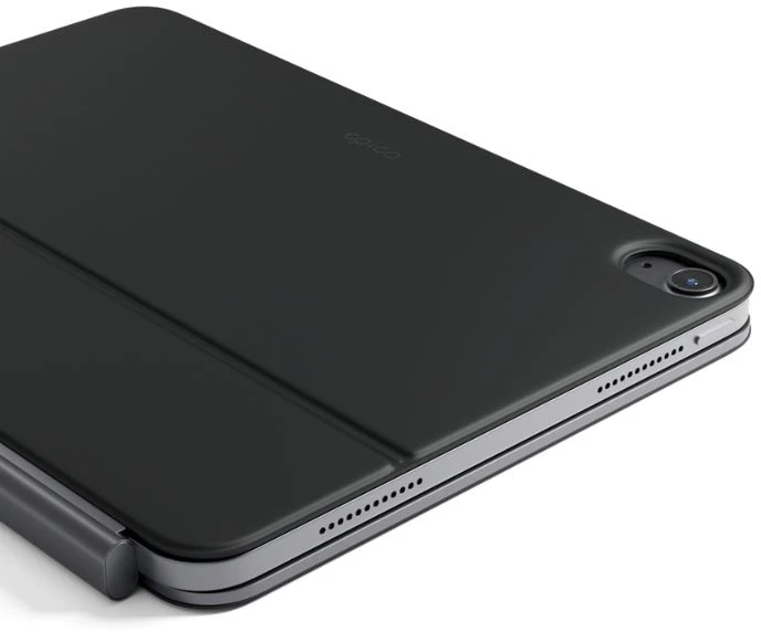Epico UltraBoard Slim Aluminum Keyboard with Case EK40 | iPad 10.9" (A14)/11" (A16) | Space Juodas | CZ | Multi-touch trackpad