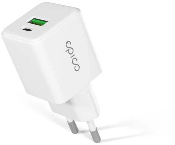 „Epico UltraBoost EA20“ 20 W GaN greitasis įkroviklis iš tinklo – baltas