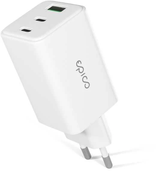 „Epico UltraBoost EA65“ 65 W GaN greitasis įkroviklis iš tinklo - baltas