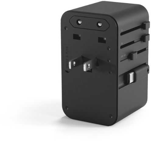 „Epico UltraBoost EU70 70W GaN“ universalus kelioninis adapteris, titanas