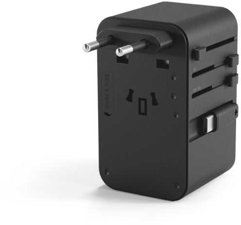 „Epico UltraBoost EU70 70W GaN“ universalus kelioninis adapteris, titanas