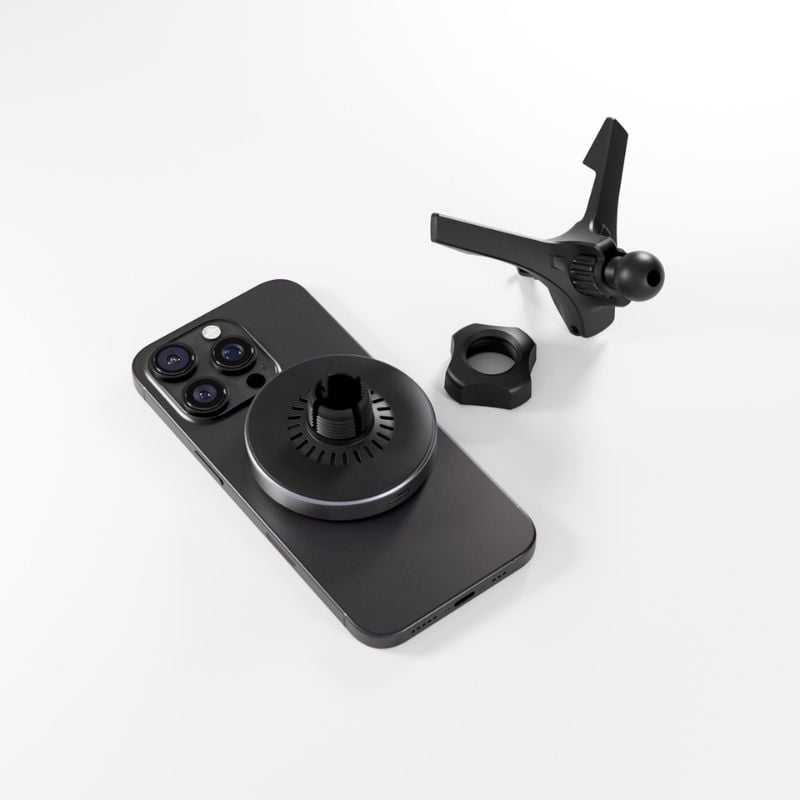 Epico UltraDrive Qi2 Alu Mag+ Wireless Car Charger ED70 - Juodas