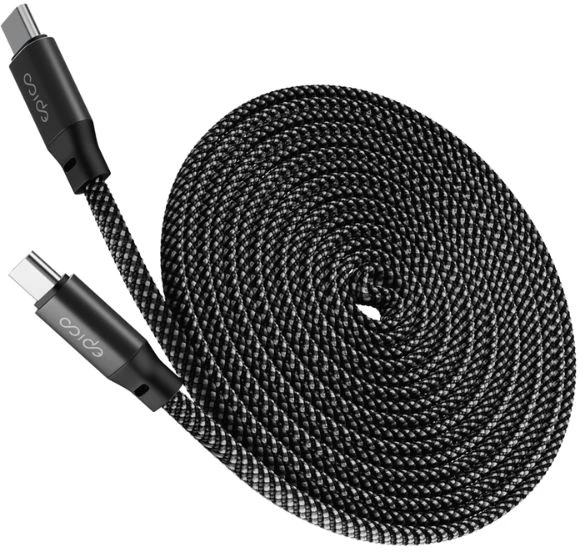 Epico UltraLink 240W magnetinis laidas 1,5 m USB-C į USB-C EC40 | juodas
