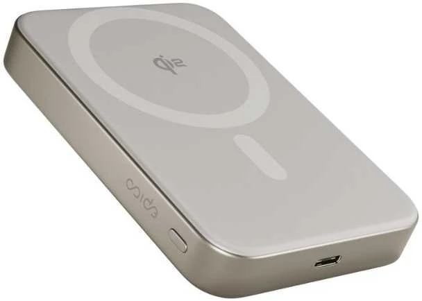 Epico UltraPack Qi2 10000mAh aliuminio Mag+ wireless powerbank EM71b | titanium