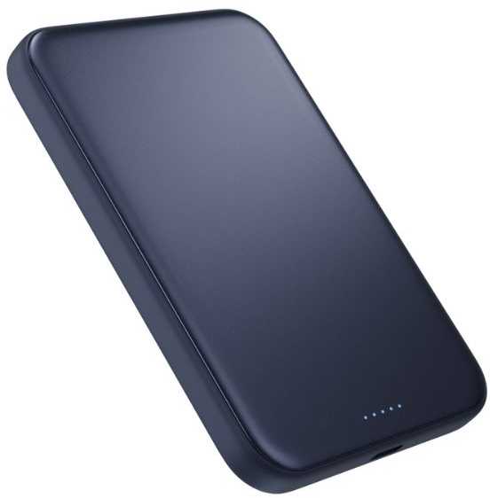 Epico UltraPack Qi2 25W Slim 5000mAh aliuminio Mag+ wireless powerbank EM55 | dark mėlynas | MagSafe compatible